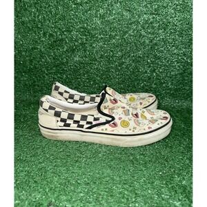 VANS Classic Slip-On Women's Size 7.5 Black White Checkerboard Sneakers Shoes